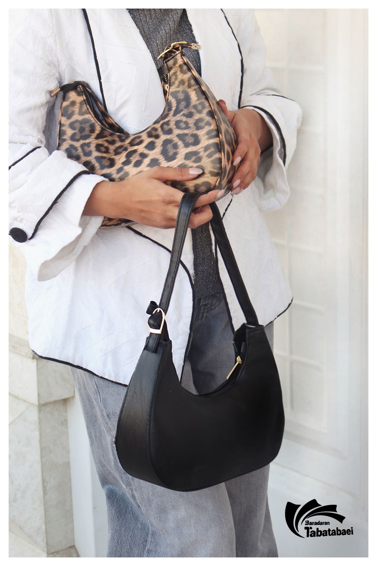 IMG_20251115_151732_306 کیف زنانه قایقی مدل ماهور مشکی - تصویر 1